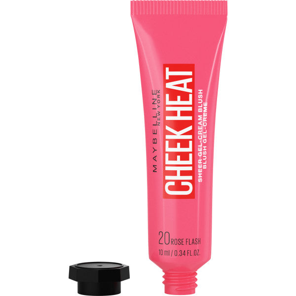 Maybelline Cheek Heat kremowy róż do policzków 20 Rose Flash 10ml