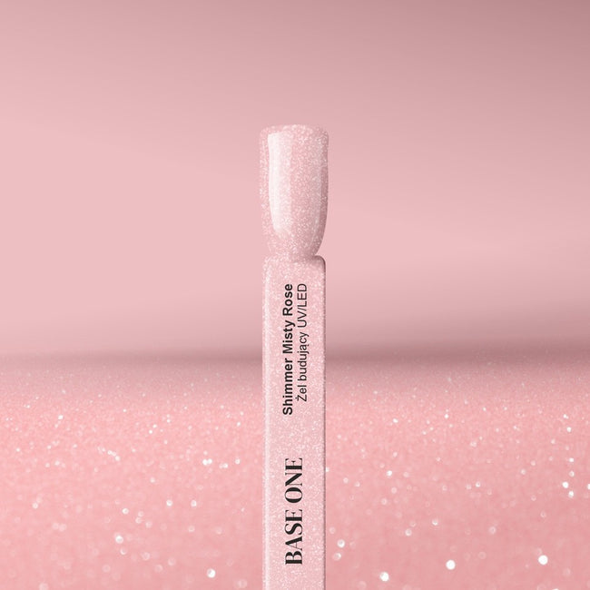 Silcare Base One Shimmer Misty Rose żel budujący do paznokci 15g