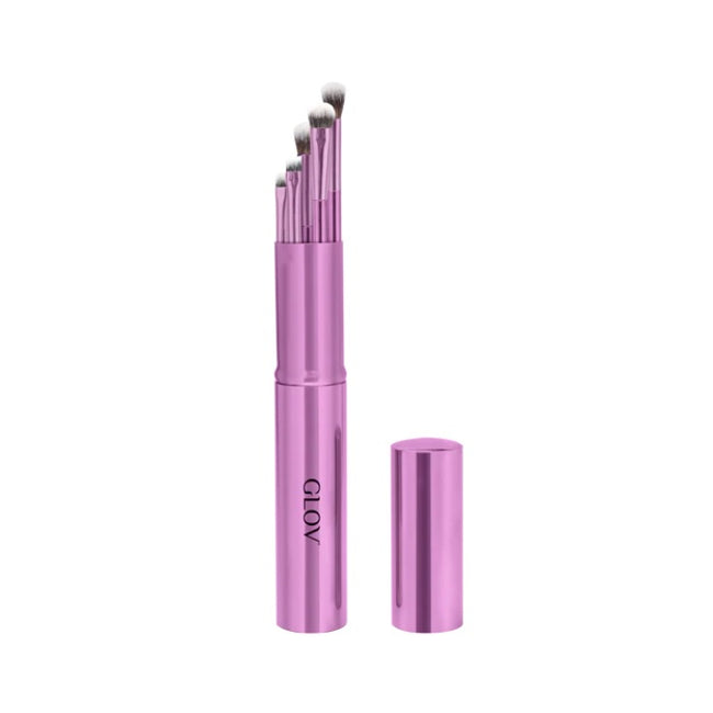 Glov Eye Brushes pędzle do makijażu oczu Purple 5szt