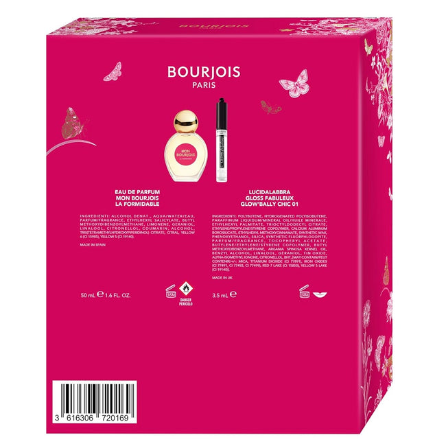 Bourjois Mon Bourjois La Formidable zestaw woda perfumowana spray 50ml + błyszczyk do ust 01 3.5ml