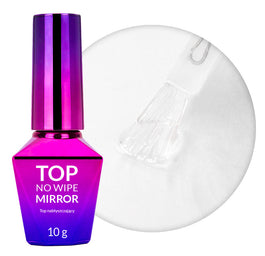 MollyLac Top No Wipe Mirror top nabłyszczający 10g