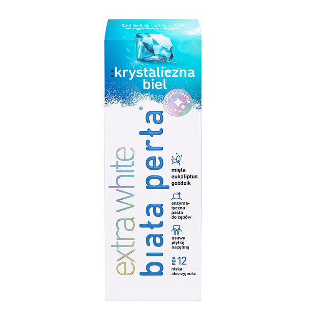 Biała Perła Krystaliczna Biel wybielająca pasta do zębów 75ml