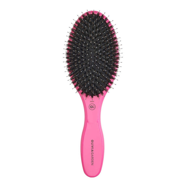 Olivia Garden Expert Care Oval szczotka do rozczesywania włosów Pink