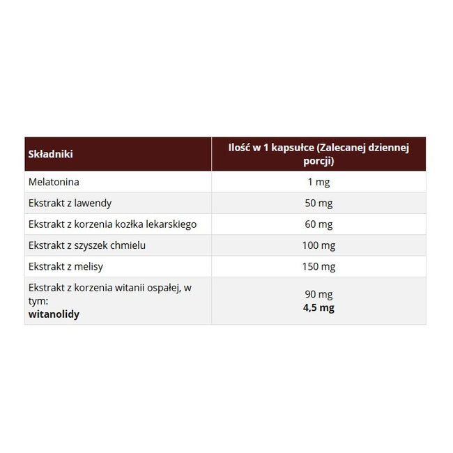 Skoczylas Na Sen suplement diety 60 kapsułek