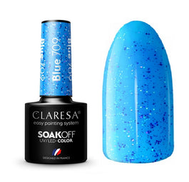 Claresa Soak Off UV/LED Blue lakier hybrydowy 5g