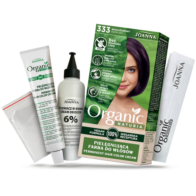 Joanna Naturia Organic pielęgnująca farba do włosów