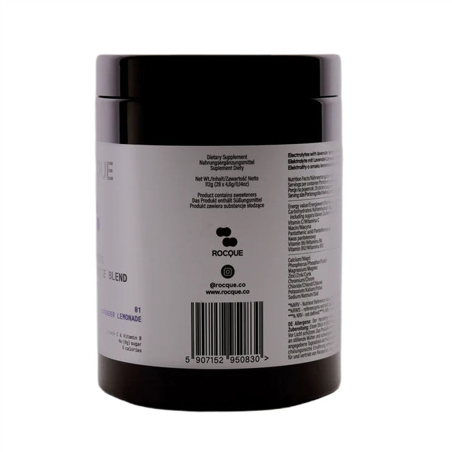 ROCQUE Hydrating Daily Electrolyte Blend nawadniająca mieszanka elektrolitów Lawendowa Lemoniada 28x4g