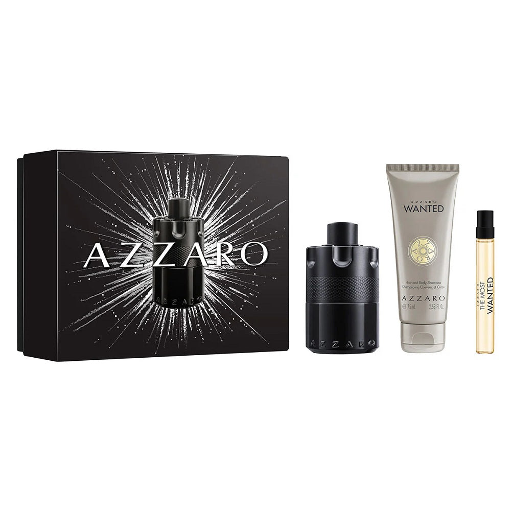 azzaro the most wanted woda perfumowana 100 ml   zestaw