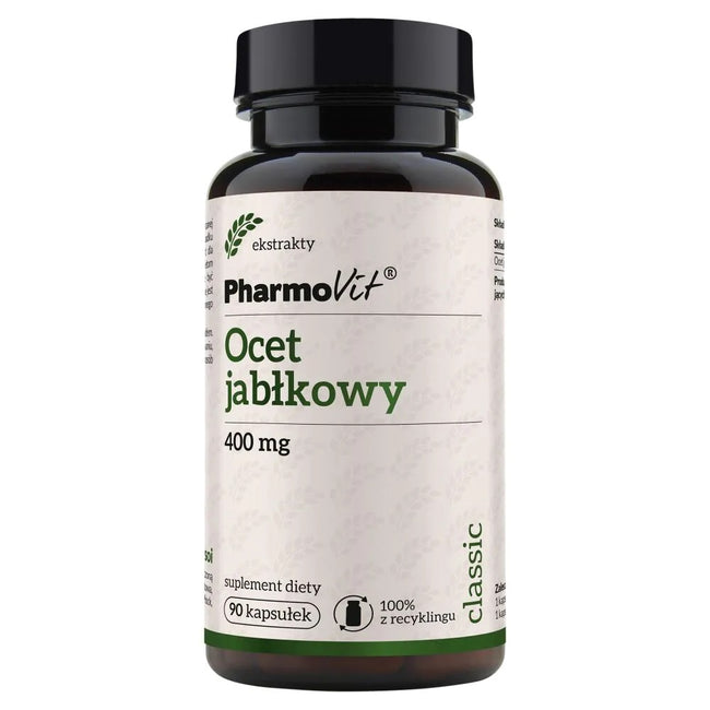 Pharmovit Ocet jabłkowy 400 mg suplement diety 90 kapsułek