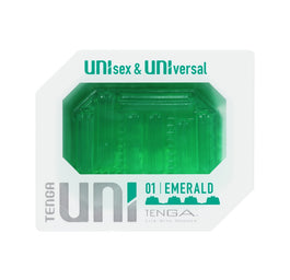 TENGA Uni Emerald uniwersalna nakładka masturbująca