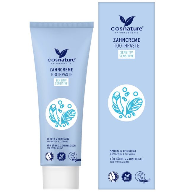 Cosnature Toothpaste pasta do wrażliwych zębów z fluorem rumianek/mięta 75ml