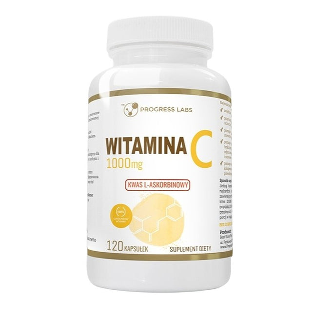 Progress Labs Witamina C 1000mg suplement diety 120 kapsułek