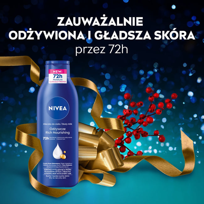 Nivea Cozy Care zestaw pielęgnujący żel pod prysznic 250ml + odżywcze mleczko do ciała 250ml + krem uniwersalny 150ml