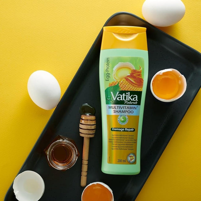 Dabur Vatika Egg-Protein szampon regenerujący z proteinami jajka 400ml