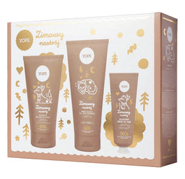 Yope Zimowy Nastrój zestaw żel pod prysznic 200ml + balsam do ciała 150ml + krem do rąk 50ml