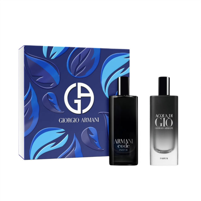 Giorgio Armani The Signature Duo zestaw Armani Code perfumy spray 15ml + Acqua Di Gio perfumy spray 15ml