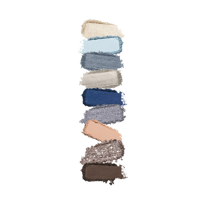 KIKO Milano Glamour Multi Finish Eyeshadow Palette paleta 9 cieni do powiek o różnym wykończeniu 1szt.