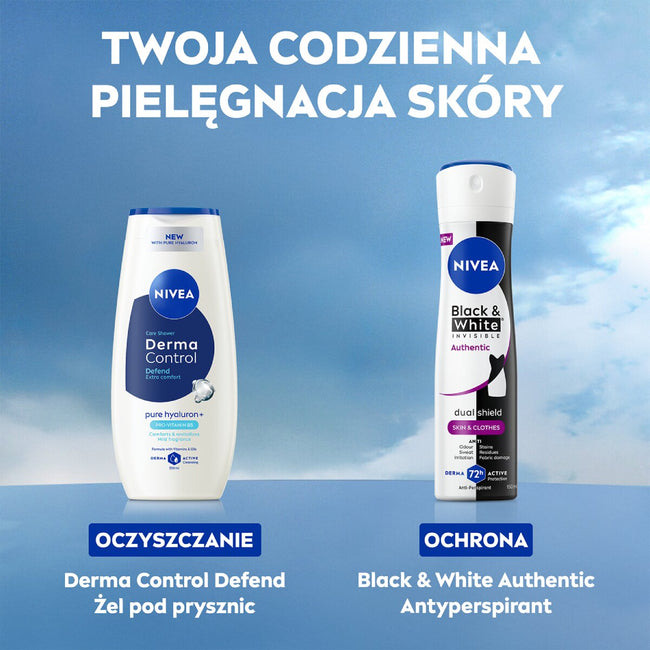 Nivea Black&White Invisible Authentic antyperspirant spray 150ml