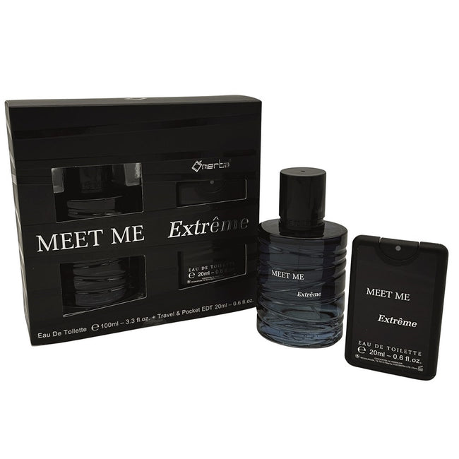 Omerta Meet Me Extreme zestaw woda toaletowa spray 100ml + woda toaletowa spray 20ml