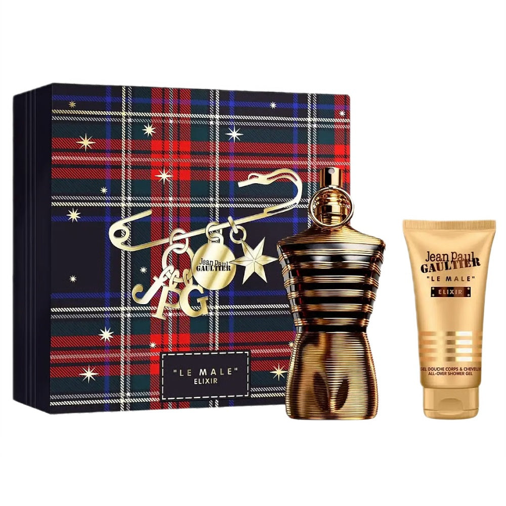 jean paul gaultier le male elixir ekstrakt perfum 125 ml   zestaw  