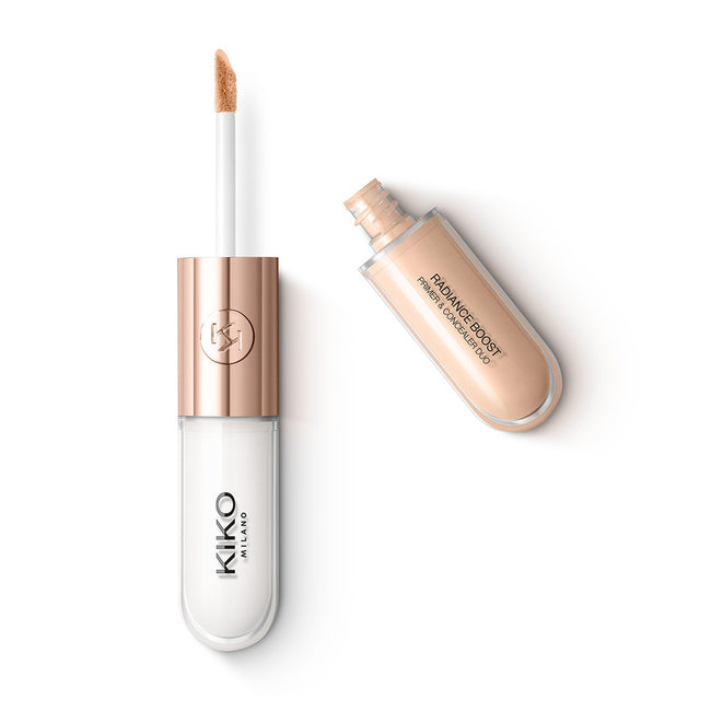 KIKO Milano Radiance Boost Primer & Concealer Duo primer i korektor pod oczy dwa w jednym