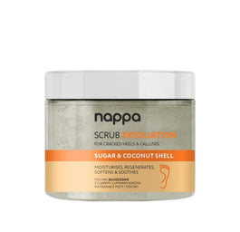 Silcare Nappa Scrub Exfoliation peeling złuszczenie z cukrem i łupinami kokosa na pękające pięty i odciski 350ml