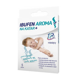 Ibufen Aroma na katar plastry nasączone olejkami eterycznymi ułatwiającymi oddychanie 5szt.