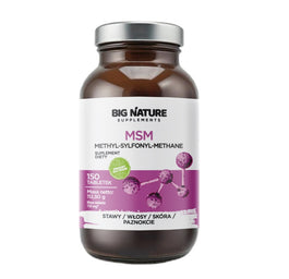 Big Nature MSM suplement diety 150 tabletek
