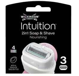 Wilkinson Intuition Nourishing wkłady z 4 ostrzami 3szt
