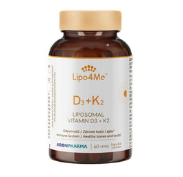 AronPharma Lipo4Me D3+K2 witamina D i K suplement diety 60 kapsułek
