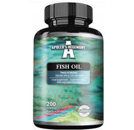 Apollo's Hegemony Fish Oil suplement diety 200 kapsułek