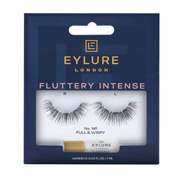 Eylure Fluttery Intense Lashes sztuczne rzęsy z klejem efekt podwójnej objętości