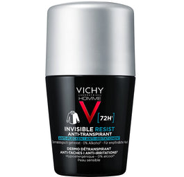 Vichy Homme Invisible Resist 72h antyperspirant w kulce przeciw śladom na ubraniach 50ml