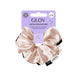Glov Satin Scrunchies satynowe gumki do włosów M Champagne/Black 2szt