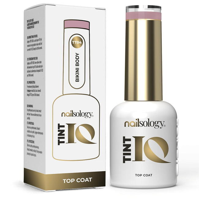 Clavier Nailsology Tint IQ Top Coat top hybrydowy TT04 Bikini Body 8ml