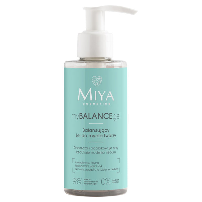 Miya Cosmetics MyBALANCEgel balansujący żel do mycia twarzy 140ml