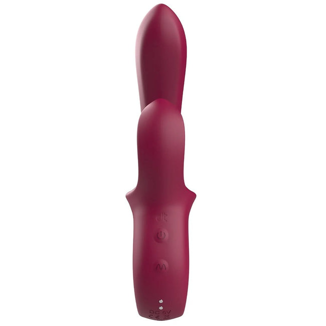 Dream Toys Glam Duo Vibrator wibrator duo z powiększoną główką Czerwony