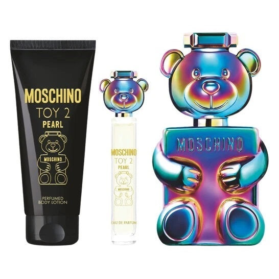 Moschino Toy 2 Pearl zestaw woda perfumowana spray 100ml + balsam do ciała 100ml + miniatura wody perfumowanej spray 10ml