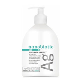 Nanobiotic Med Silver Wash & Protect mydło w żelu do rąk i ciała ze srebrem 500ml