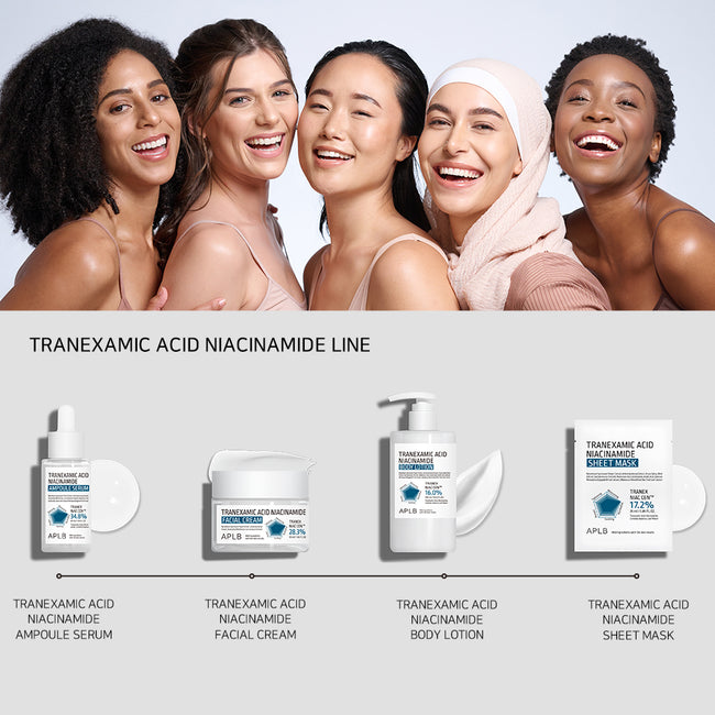 APLB Tranexamic Acid Niacinamide Sheet Mask rozjaśniająca maska w płachcie 25ml