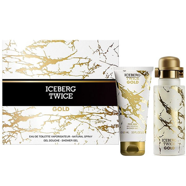 iceberg twice gold woda toaletowa 125 ml   zestaw  