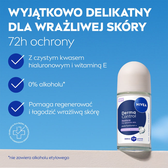 Nivea Derma Control Restore antyperspirant w kulce 50ml
