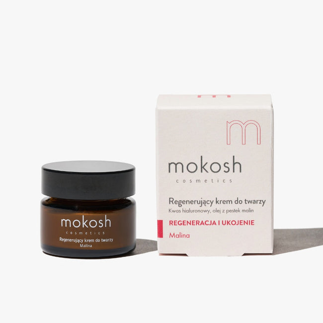 Mokosh Regenerujący krem do twarzy anti-pollution mini Malina 15ml