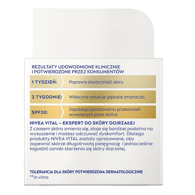 Nivea Vital Soja ochronny krem na dzień SPF30 50ml
