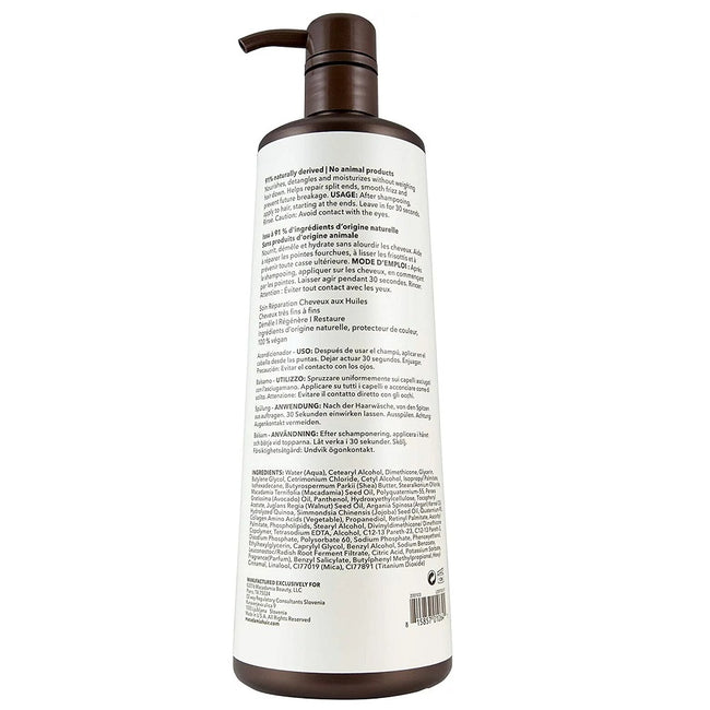 Macadamia Professional Weightless Repair Conditioner odbudowująca odżywka do włosów 1000ml