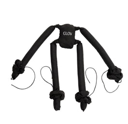 Glov CoolCurl Spider Set wałki do kręcenia włosów na zimno do włosów długiej i średniej długości Black 4szt