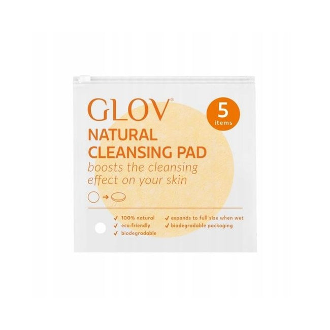 Glov Natural Cleansing Padscelulozowe płatki do oczyszczania twarzy 5szt