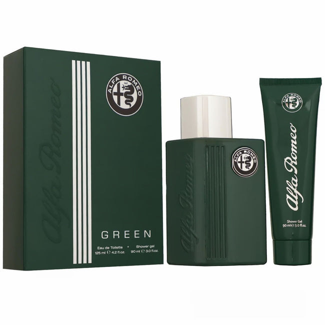 Alfa Romeo Green zestaw woda toaletowa spray 125ml + żel pod prysznic 90ml