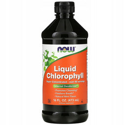 Now Foods Chlorophyll Liquid suplement diety w płynie 473ml