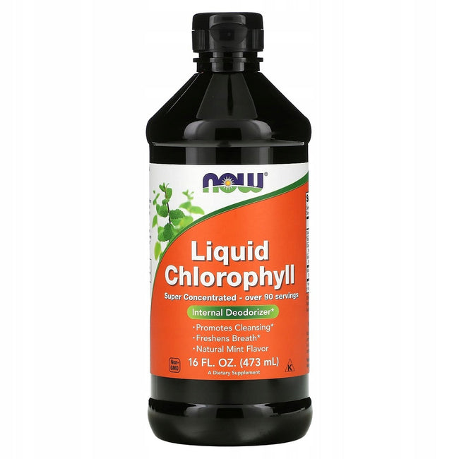 Now Foods Chlorophyll Liquid suplement diety w płynie 473ml